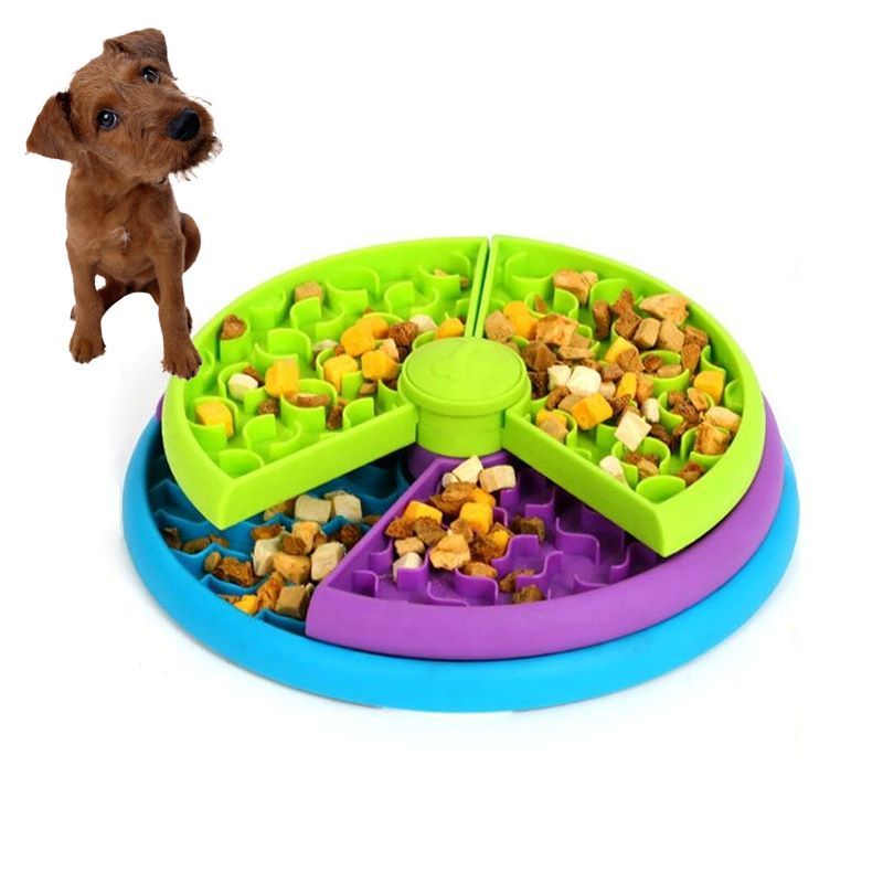 Pet Slow Food Feeder Interactive Toy For Anti Choking Bowl_voghion.com