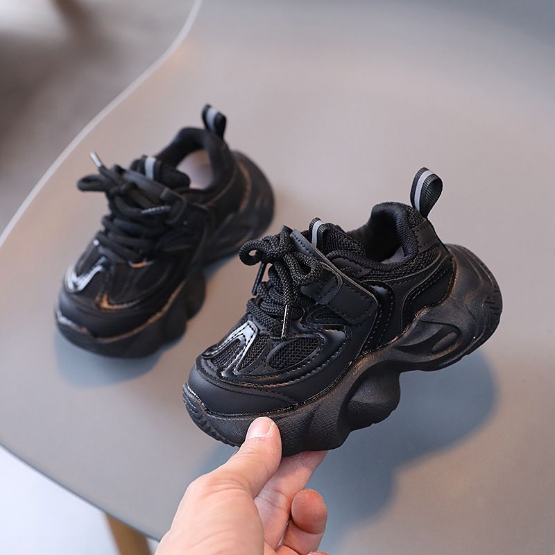 SH Kids Sport Fashion Mesh Respirant Garçons Baskets Printemps Automne Enfants Filles En Plein Air Course Chaussures Décontractées S037B_voghion.com