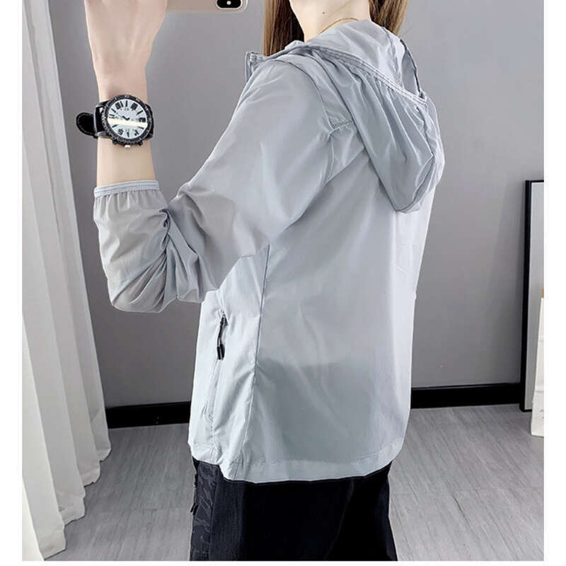 Breathable And Splash Proof Sun Protection Clothing Women, Sweat Wicking Windbreaker For Men, Summer Lightweight Long_voghion.com