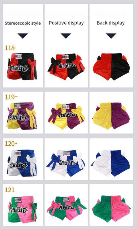 ANOHERBOXER Boks Training Shorts Free Fighting Sanda Fighting Broek Muay Thai Shorts Mannen En Vrouwen_voghion.com