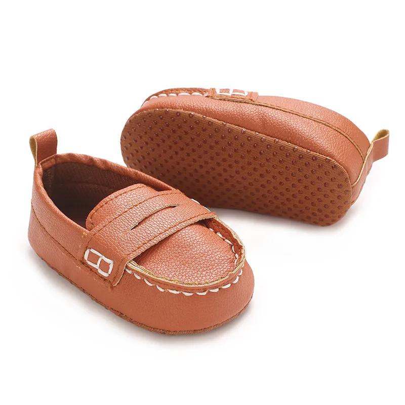 Fashion Infant Casual for Baby Boys Loafers Newborn Happysteps Footwear Toddler Girls Soft Bottom Leather Shoes 0-18_voghion.com