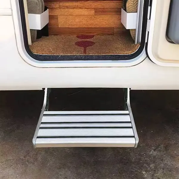Manuelle Einstufige Wohnwagen Trittstufe Aus Aluminium Rutschfest_voghion.com