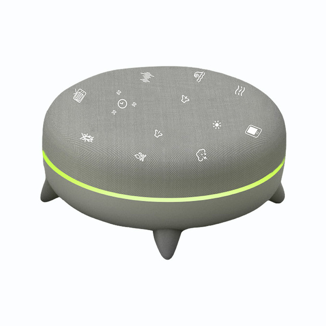 Multimodus hvit støy søvnlyd RGB fargelys hjem reise multifunksjonell Bluetooth-lyd_voghion.com