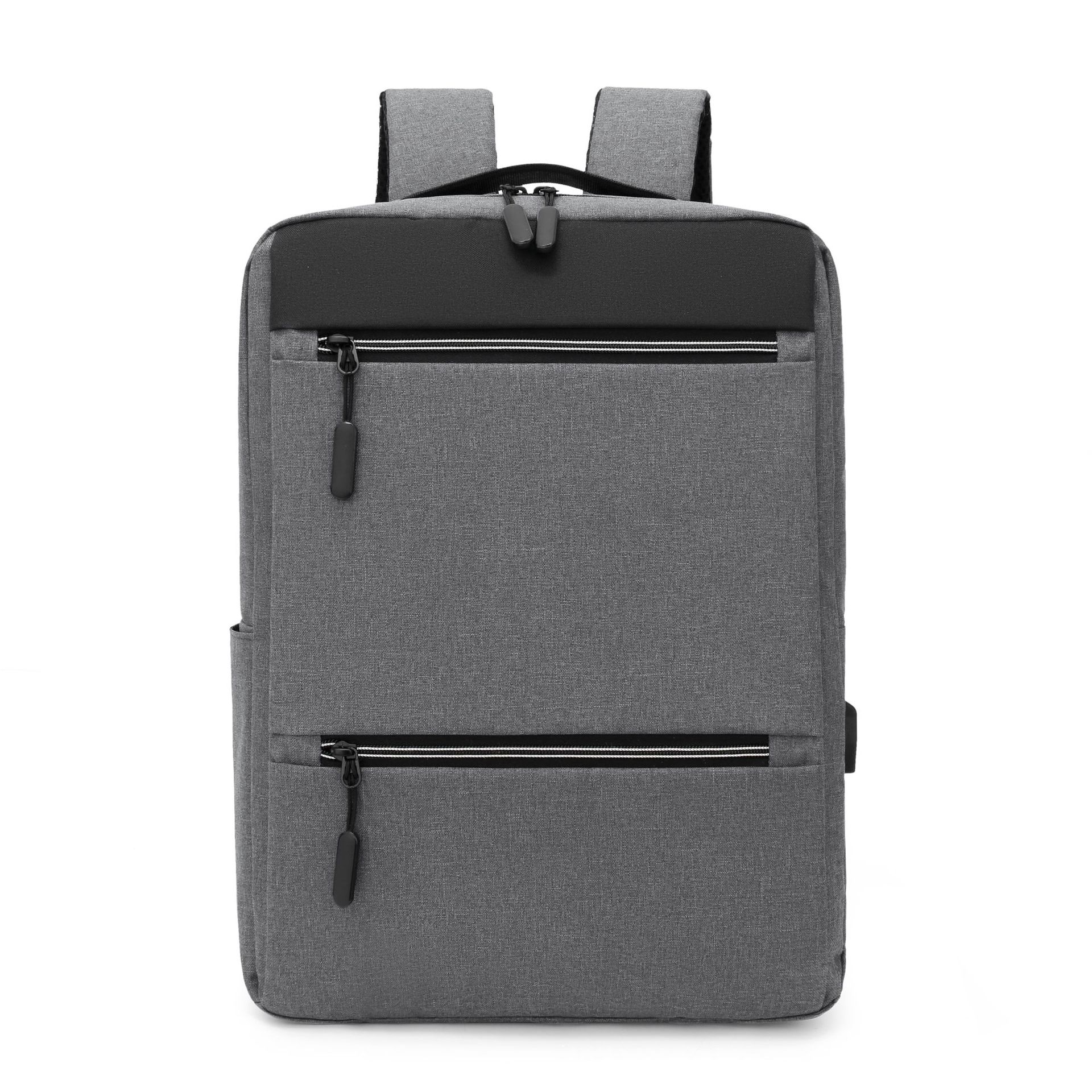 Sac à dos d'ordinateur USB de grande capacité pour cartable, sac à dos pour ordinateur portable pour homme