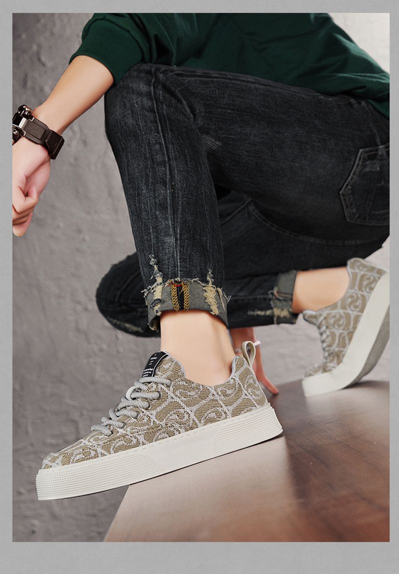 Chaussures décontractées pour hommes, grandes tailles, tendance chinoise chic, respirantes, confortables, simples, pour étudiants, 2024_voghion.com