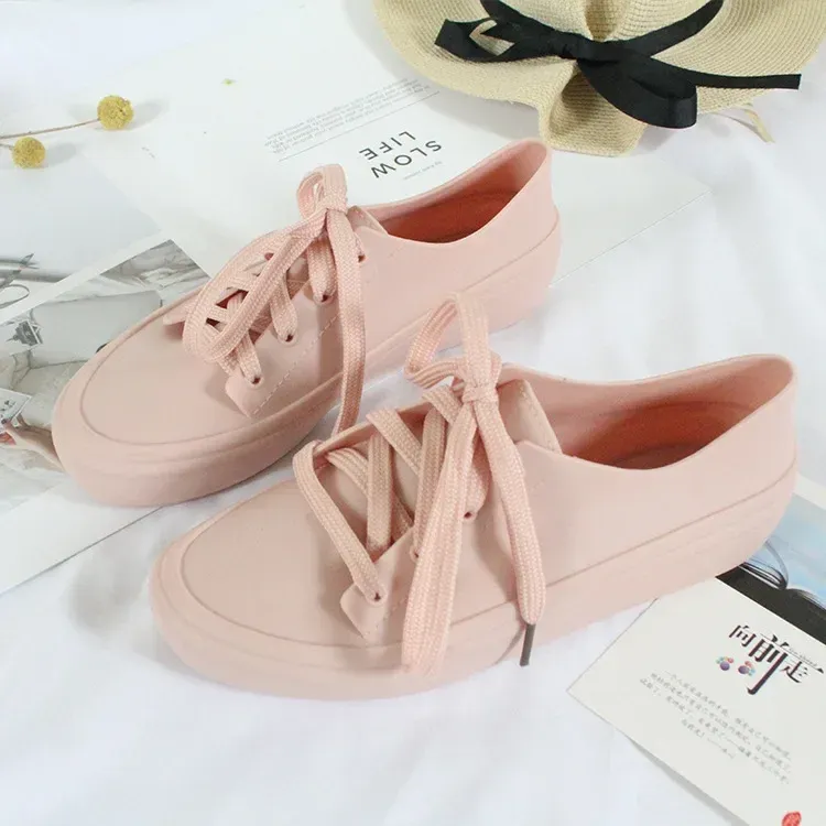 Damen Gummistiefel Sneaker Wasserdicht Für Outdoor Und Freizeit_voghion.com