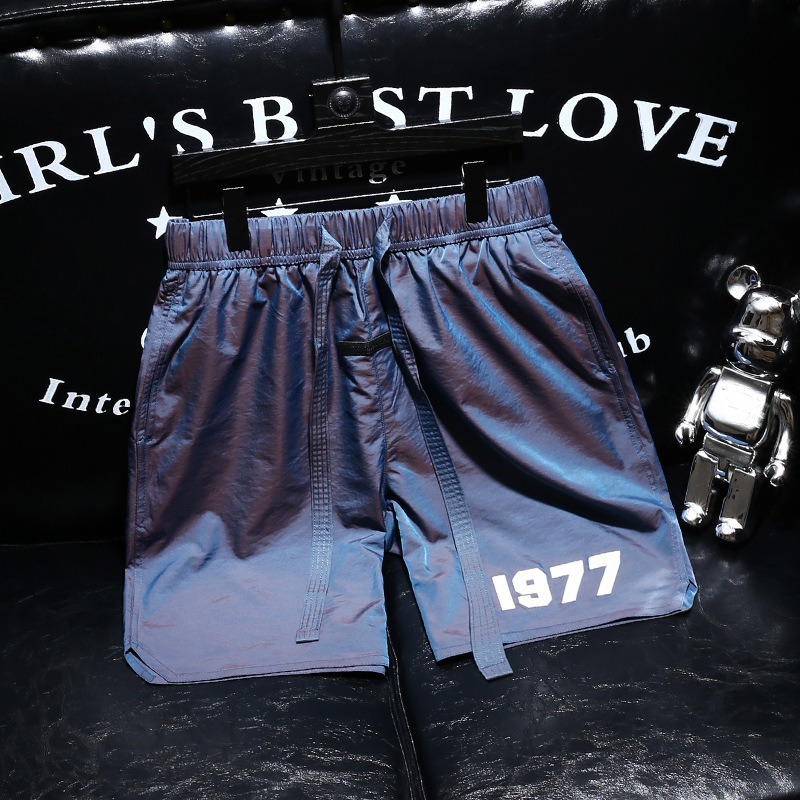 Men's Clothing New light luxury 2024 summer new men's pants loose casual versatile digital printing beach pants shorts_viptrois.com