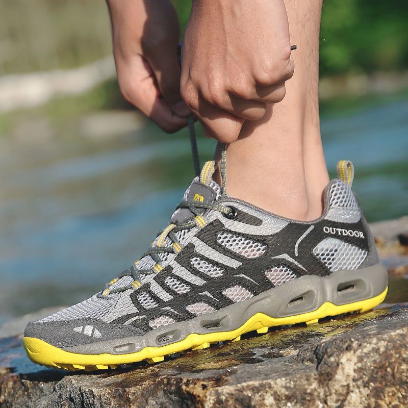 Sommer schnell trocknend männer und frauen atmungsaktive leder outdoor nicht-slip wandern schuhe_voghion.com