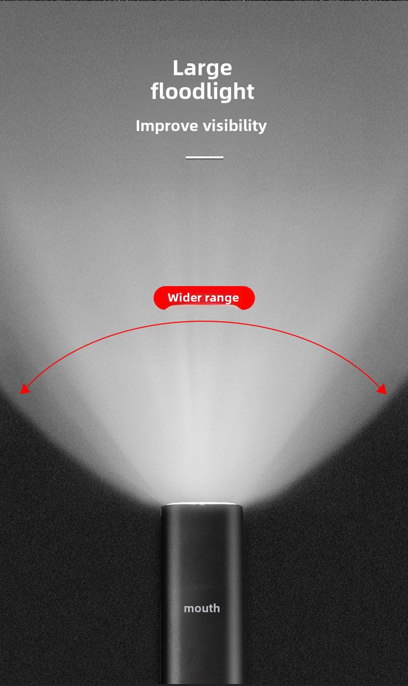 Nachtfahrausrüstung Aluminiumlegierung wasserdicht USB-Aufladung Berghelle LED-Nah- und Fernlicht-Fahrradscheinwerfer_voghion.com