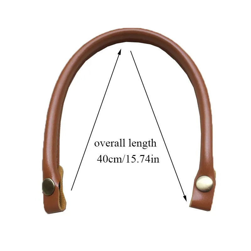 2 Stück 40 cm PU-Ledergriffe für Damen, abnehmbare Schultertaschengriffe, DIY-Ersatzzubehör, Handtaschenband, Gurt_voghion.com