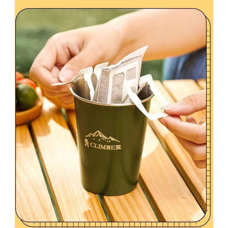 【 8603 People Reviews 】 Outdoor Camping Picnic Portable 304 Stainless Steel Water Cup, New Coffee Juice High Aesthetic_voghion.com