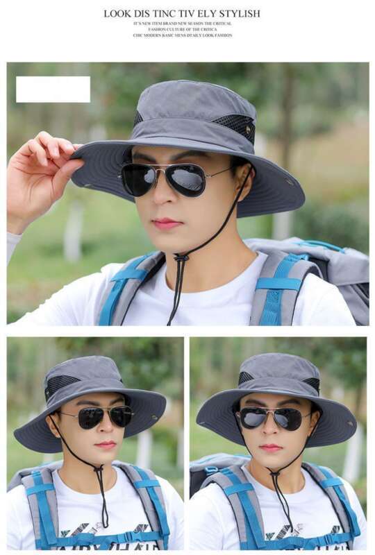 Ανδρικό καλοκαιρινό κορεάτικο καπέλο ψαρέματος για υπαίθριες δραστηριότητες, προστασία και σκίαση, για νέους ψαράδες, ορειβασία, ευέλικτη τάση_voghion.com