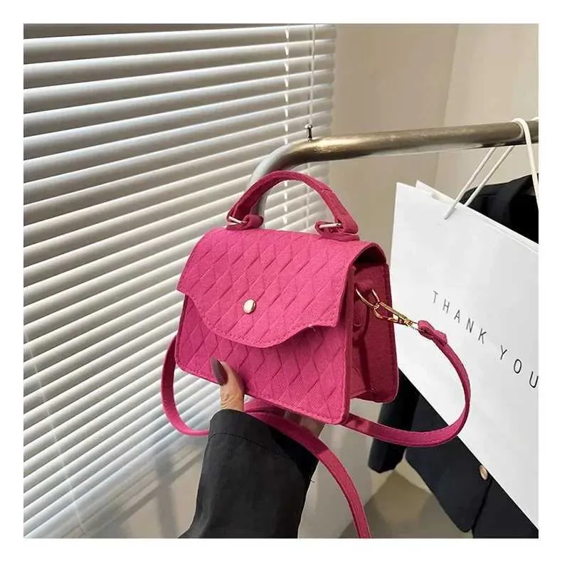 Borsa a spalla donna tracolla borsetta elegante stile retrò blu_voghion.com