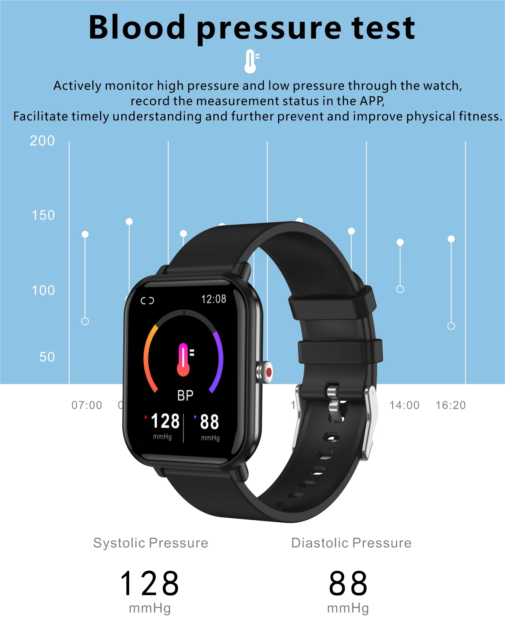SmartWatch, Fitness Tracker with 24 Sports Modes, Monitor Step Calorie Counter, 1.7" Touch screen Smartwatch Fitness Watch for Android iPhone_voghion.com