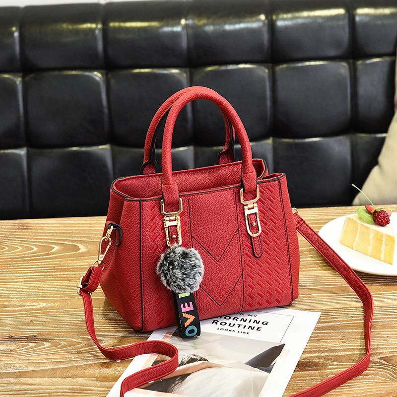 Gestylte PU-Leder 2023 Neue koreanische Mode Eine Schulter Handheld Diagonal Straddle Damentasche_voghion.com