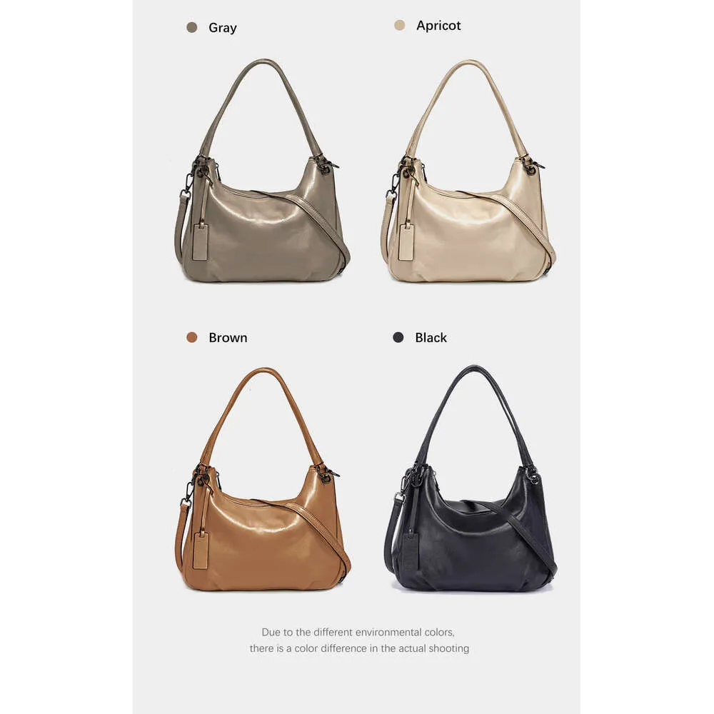 Zency Nero Beige Pelle Morbida Hobo Donna Semplice Casuale Borsa A Mano Con Manico Superiore Borsa A Tracolla Grande Capacità Borsa A Tracolla Media_voghion.com