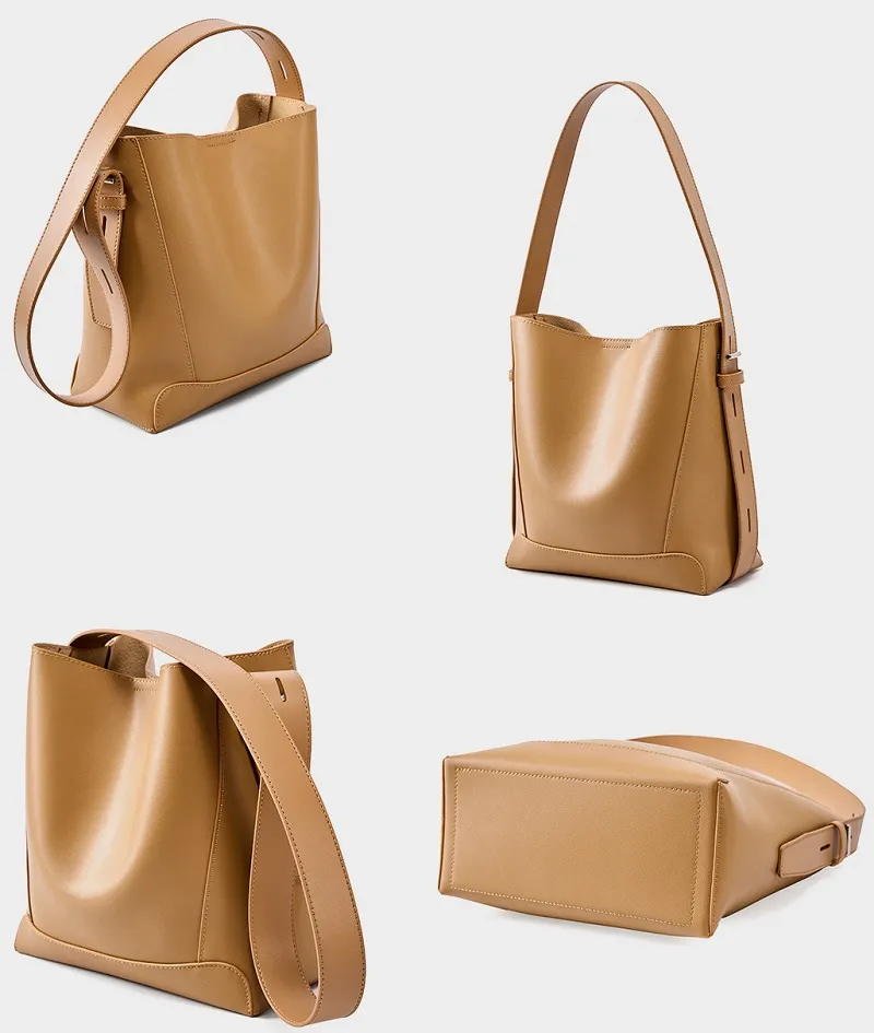 Abendtaschen 2024 Klassische Split Leder Schulter Crossbody Tasche Frauen Große Kapazität Büro Handtasche Mode Dame_voghion.com