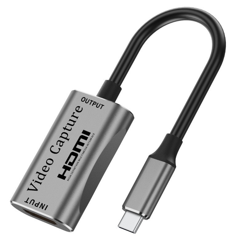 USB C Video Capture Card HDMI 1080p 60fps Game Capture Device For PS4 XBOX Phone DVD HD Camera Live Streaming Box Recording_voghion.com