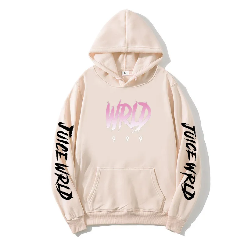 Sudadera con capucha hombre juice wrld negro blanco rap trap_voghion.com