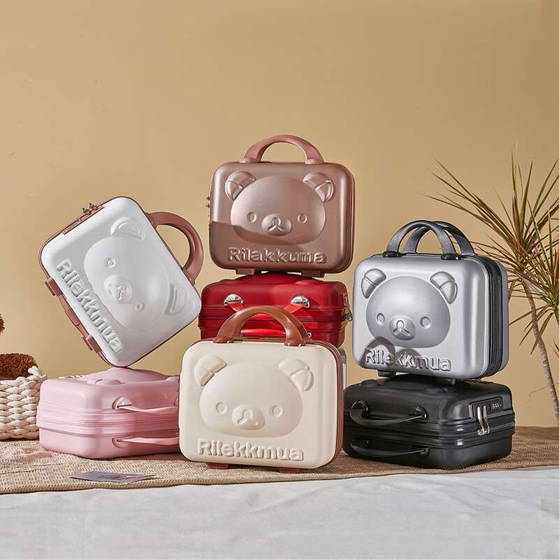 14-inch Makeup Teddy Bear, Mini Password Box, Suitcase Cartoon Gifts_voghion.com