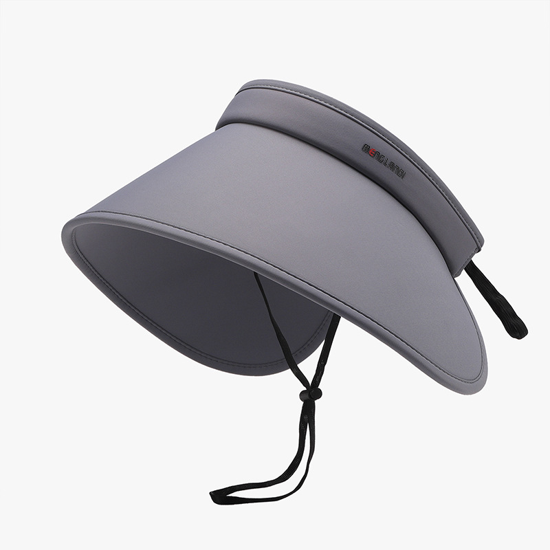 Big Eaves Ice Silk kültéri UV-védelemmel ellátott, összecsukható, kis üres tetejű napvédő kalap, divatos, sokoldalú napvédő kalap_voghion.com