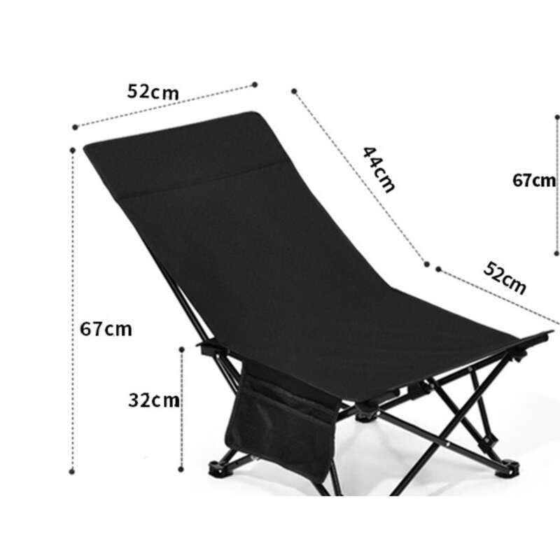 Outdoor Folding Lounge Portable Ultra Light Fishing Beach Camping, Sitting And Lying Dual-purpose Low Legged Chair,_voghion.com