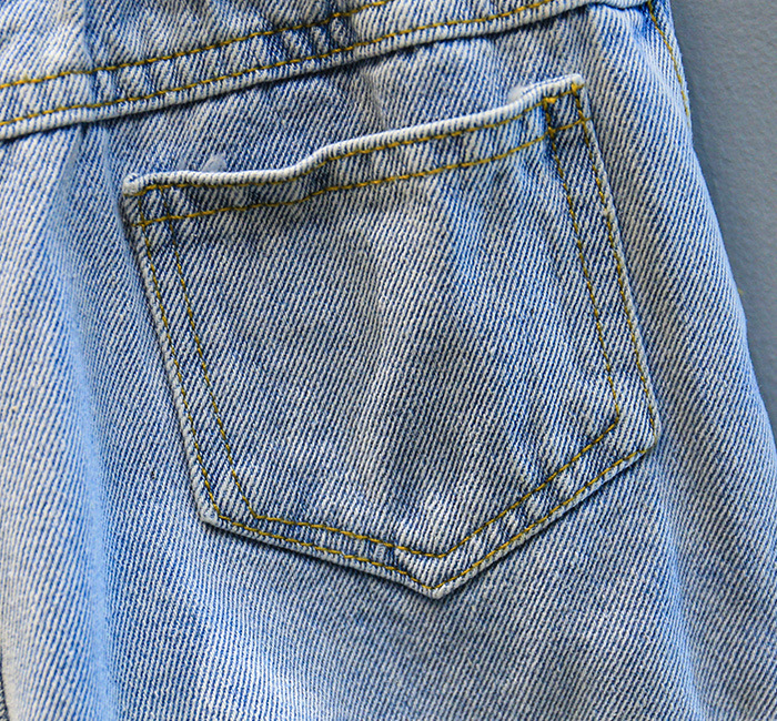 Mama & Copii haine copii vara nou fete costum top brodat la modă plus costum pantaloni scurți din denim_voghion.com