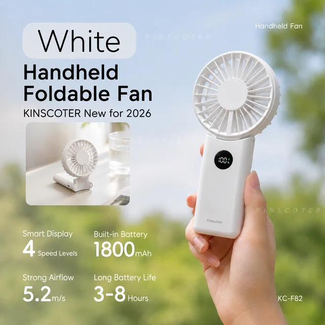 Mini ventilateur de main usb rechargeable avec vitesse réglable_voghion.com