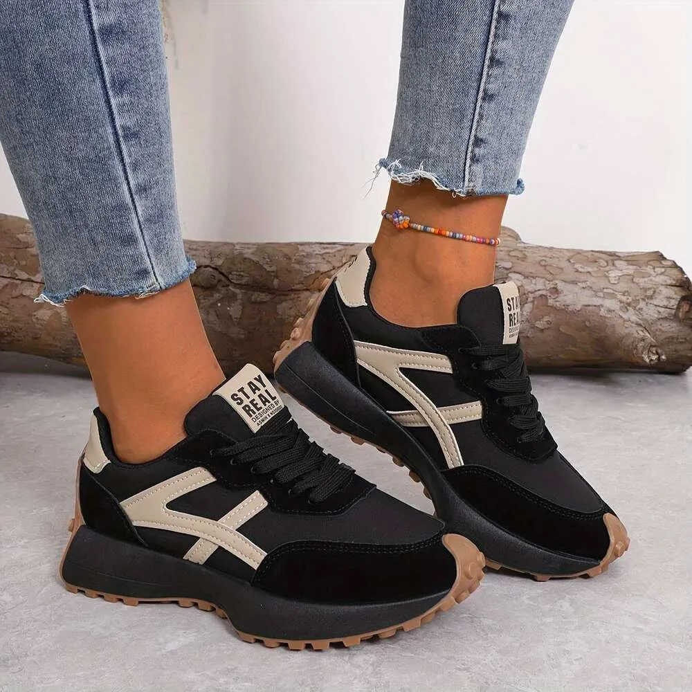Lightweight Running Women's Sneakers Breathable Walking Shoes_voghion.com