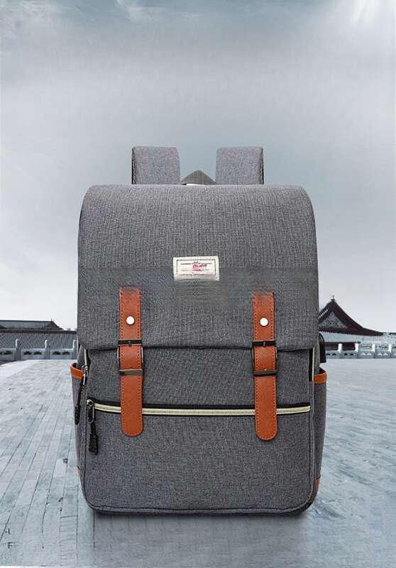 New Large Capacity USB Charging Business Fashion Computer Backpack_voghion.com