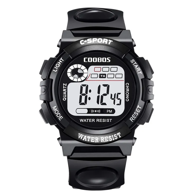 Cool Luminous Men Sport Watch High-end Silicone Strap Military Wrist Watch Led Calendar Waterproof Digital Watch Reloj De Hombre_voghion.com