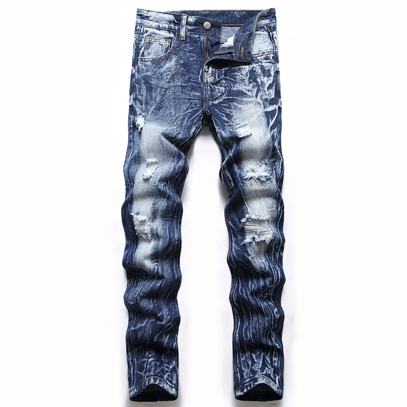 Jeans per bambini Autunno/Inverno Jeans per bambini Jeans strappati Hipster da ragazzo