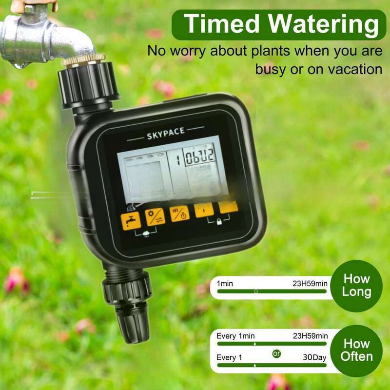 Intelligent Timed Gardening Automatic Device, Garden Balcony, Farm Watering Timer, Outdoor Irrigation Controller_voghion.com