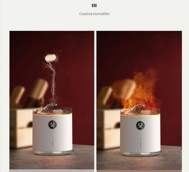 Jellyfish Ring Aromatherapy Machine Colorful Light Rechargeable Automatic Fragrance Spray Bedroom Desktop_voghion.com