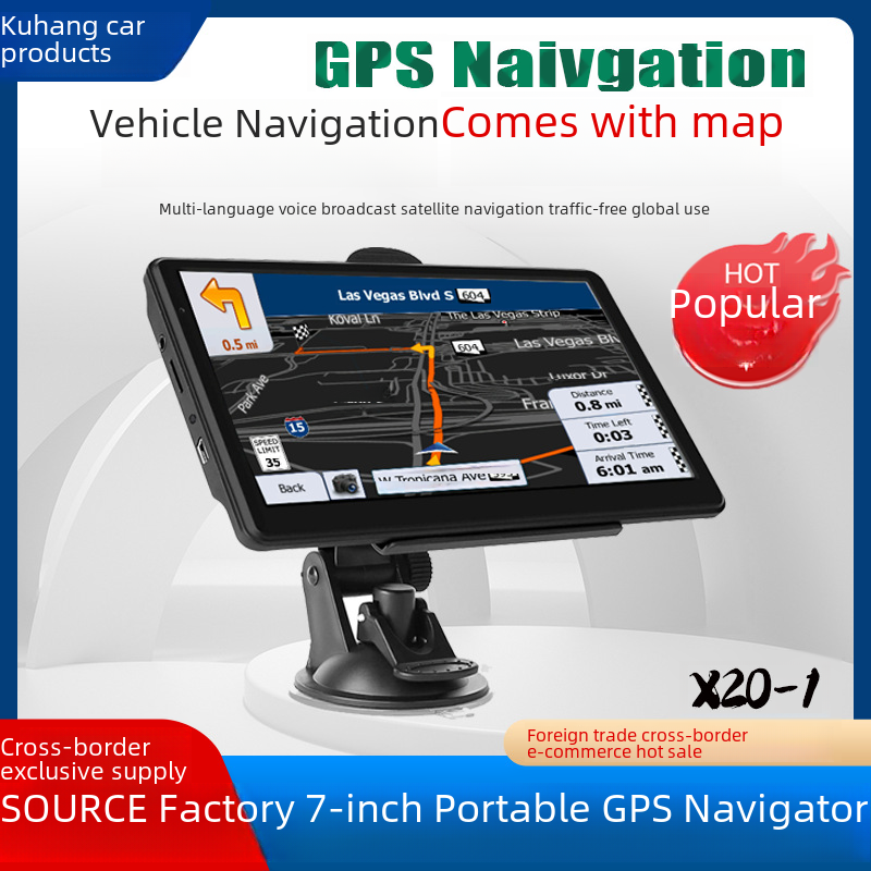 Portable 7 inch car gps navigator HD 8G car truck United States Europe general
