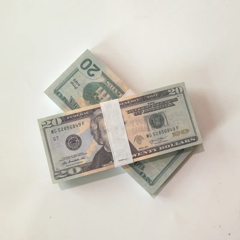 Prop Other Festive Supplies Party Fa K E Money Banknote 1 5 10 20 50 100 US Dollar Euros Realistic Toy Bar Props Copy_voghion.com