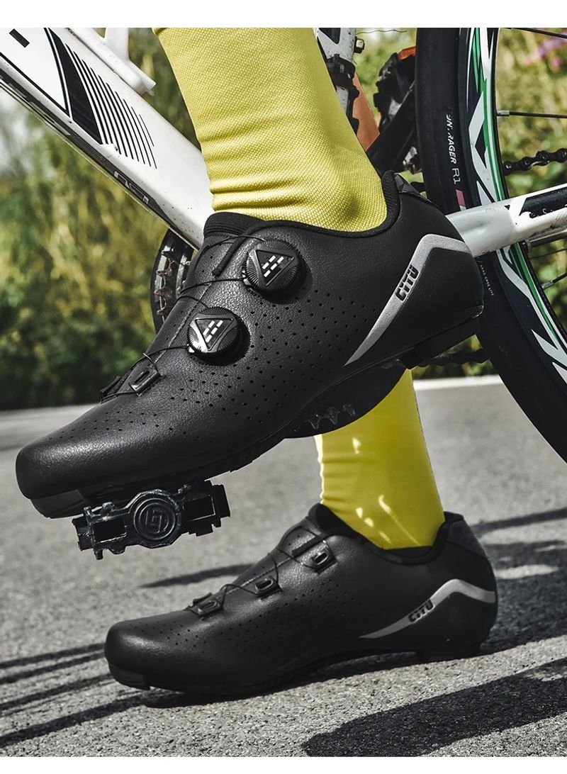 Käschte Leeschtung Männer a Fraen Self-locking Strooss flaach Sport Mountain Vëlo Offroad Schong, D343_voghion.com