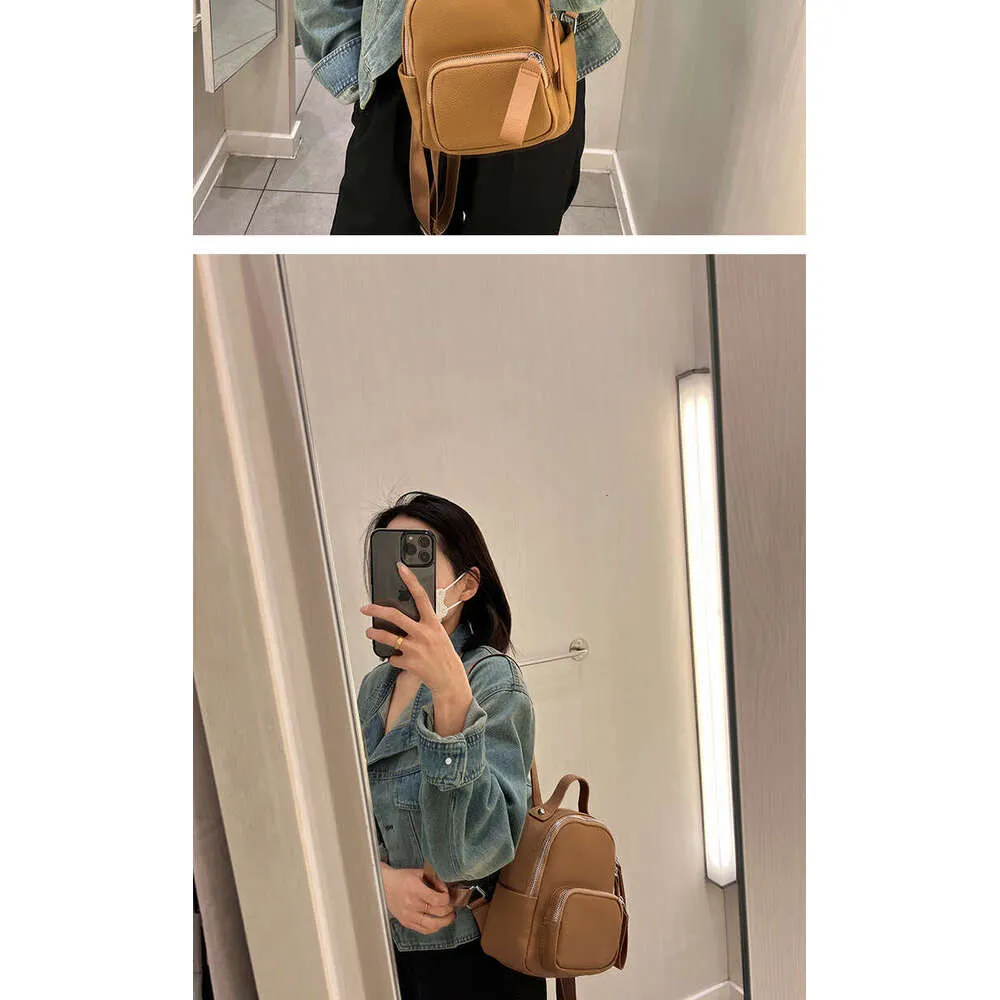 Designer Leather Small Backpack For Women Lichi Pattern Travel Bag_voghion.com