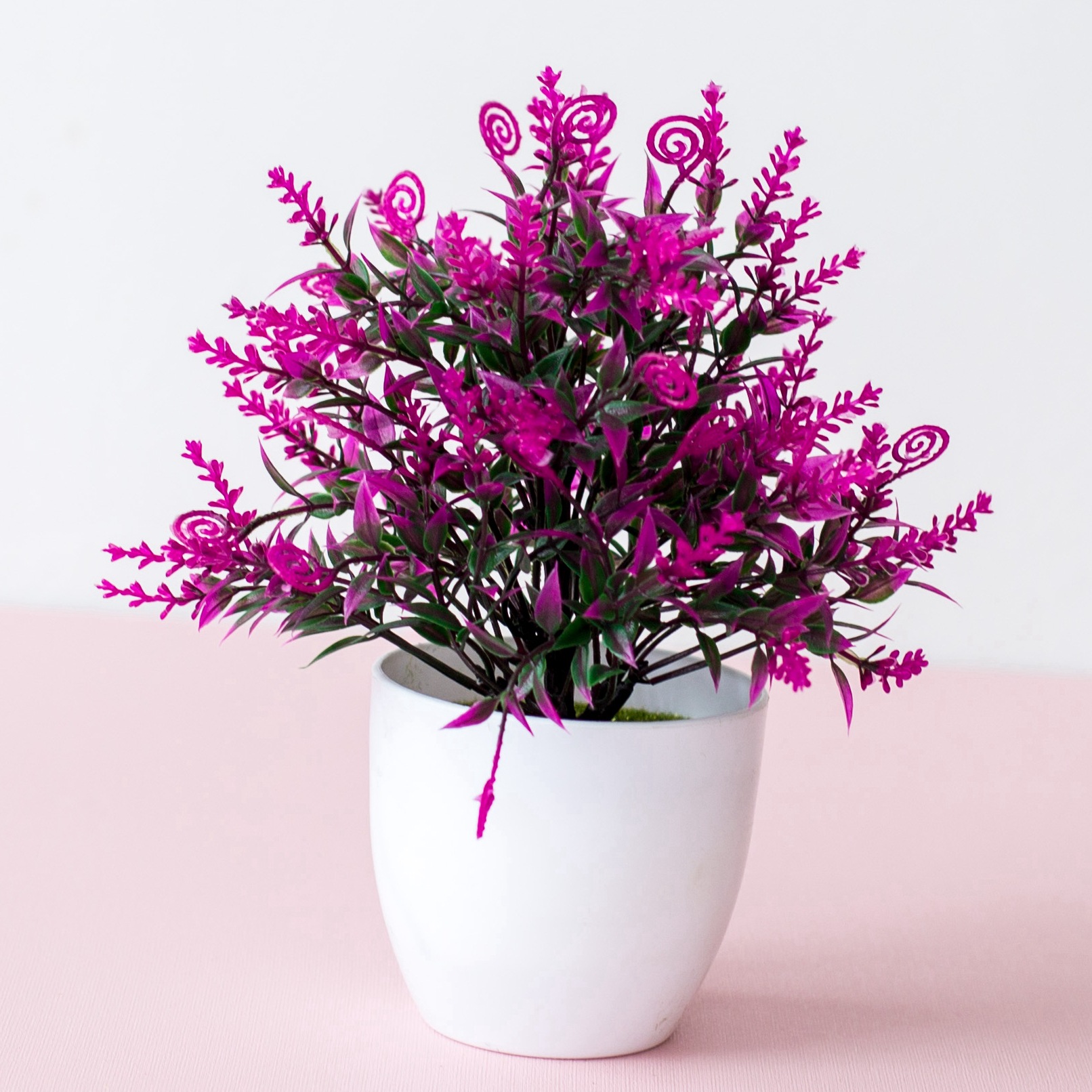 25 mesh lavender ornaments home versatile set decorations creative fresh mini artificial flower potted plants_voghion.com