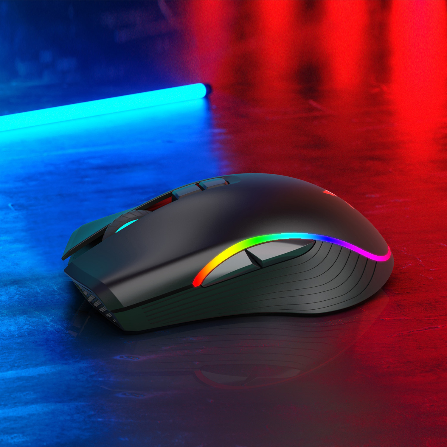 T26 2.4G RGB glowing wireless TYPE-C rechargeable interface seven button gaming mouse hot selling_voghion.com
