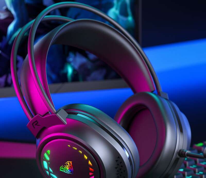Wolf Spider S611 arvutipead, juhtmega esports lauaarvuti sülearvuti mobiilne tahvelarvuti kana õhtusöök koos_voghion.com