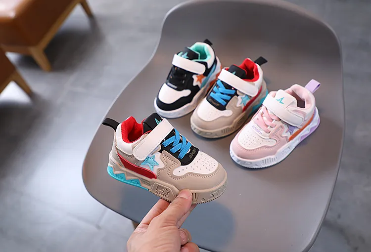 Ragazzi Sneakers Autunno Nuovo Casual per Ragazze Moda Antiscivolo Bambini Studenti Happysteps Bambini Calzature da Esterno Scarpe Basse_voghion.com