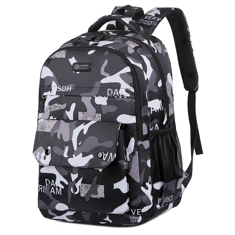 New men's women's travel, business and leisure Oxford camouflage student backpack, large capacity backpack_voghion.com