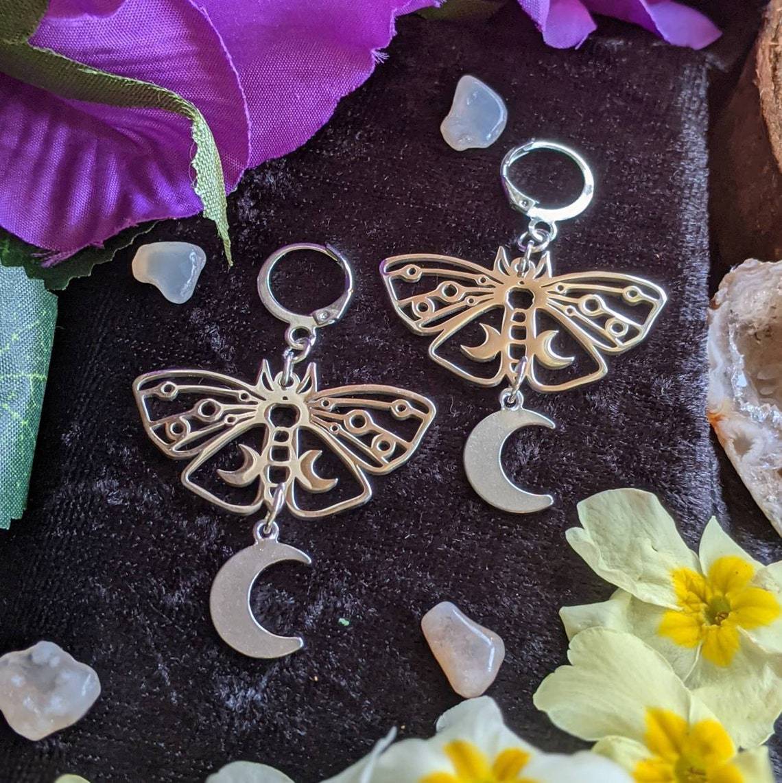 Orecchini a cerchio con chiusura a leva in argento_voghion.com