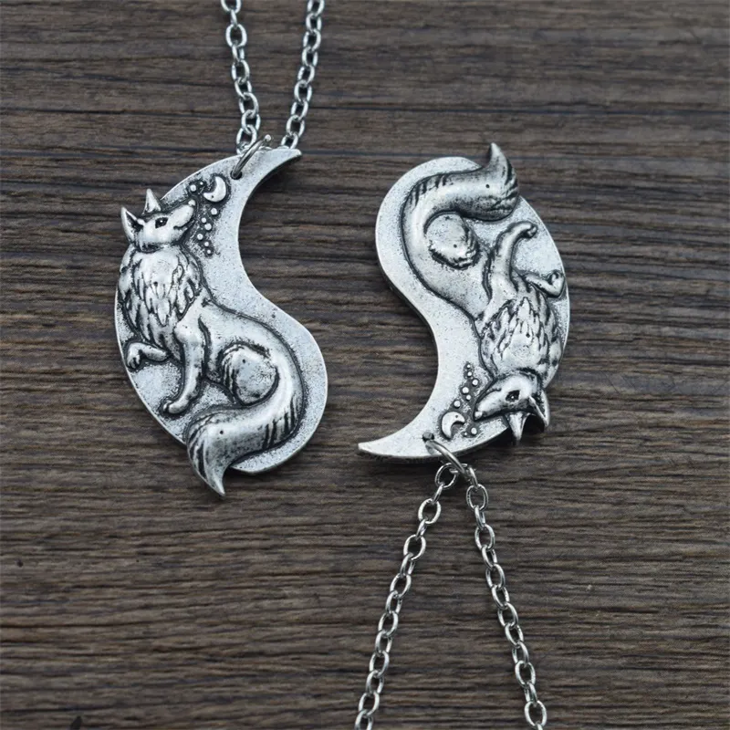 Catene 12 pezzi Collana lupo celtico_voghion.com