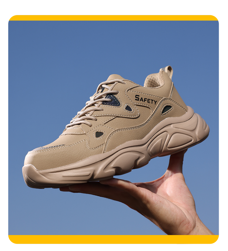 GUYISA Scarpe antinfortunistiche leggere, traspiranti e comode, con testa in acciaio antiurto_voghion.com