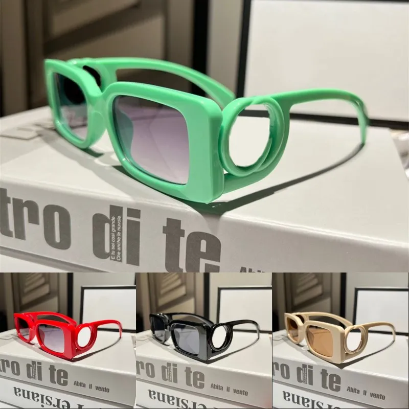 Gafas de sol de diseño en blanco y verde para mujer, bonitas y delicadas, con montura de acetato y letras chapadas en oro._voghion.com
