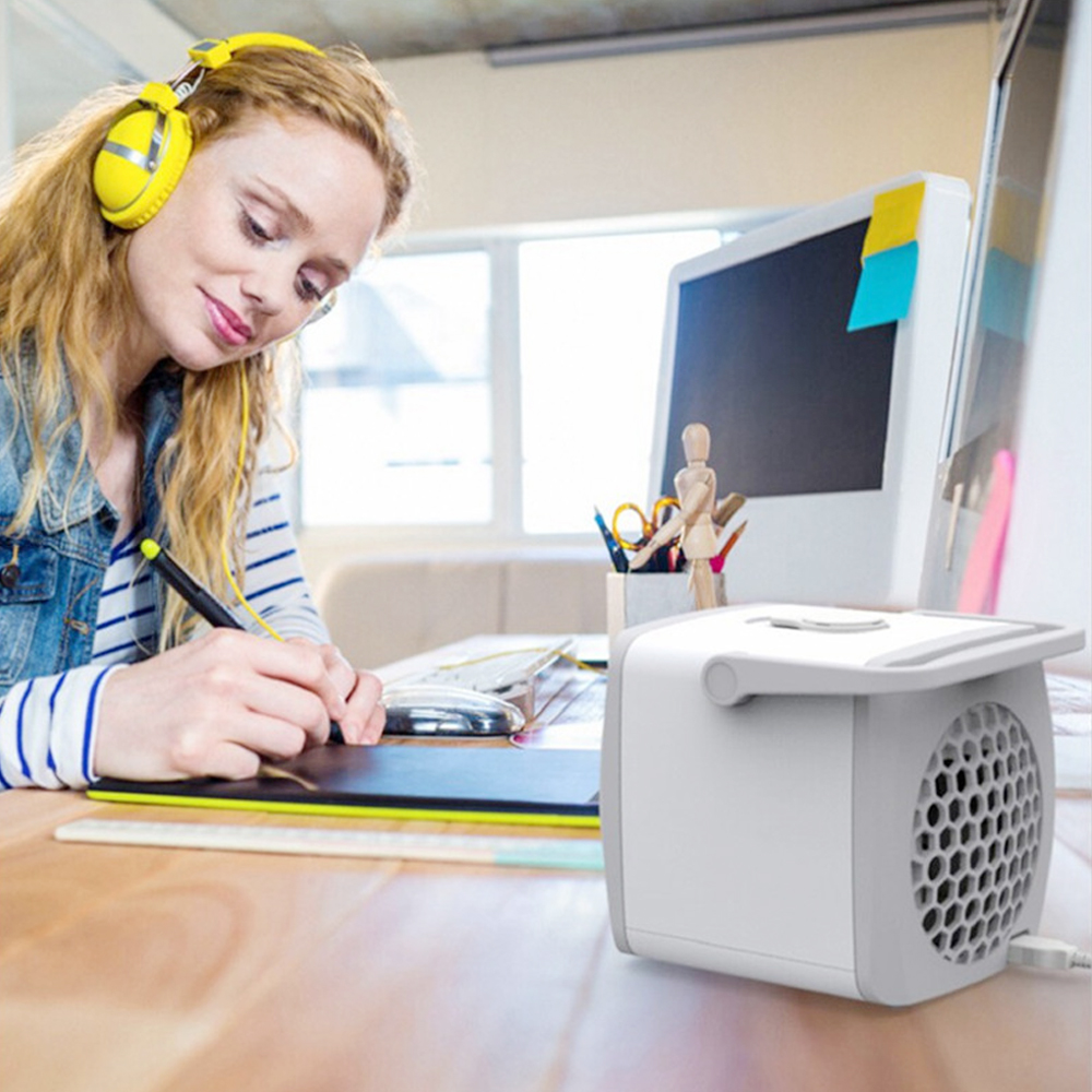 Portable Air Conditioner Home Use Mini Air Cooler Portable Air Conditioning for Office 3 Gear Speed Air Cooling Fan Humidifier_voghion.com