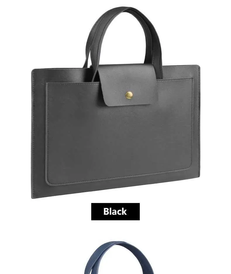Laptoptasche, schmale Handtasche, Hülle aus PU-Leder für Buch, Xiaomi, Huawei, Lenovo, Microsfoft 13 14 15 16, Notebook, Tablet_voghion.com