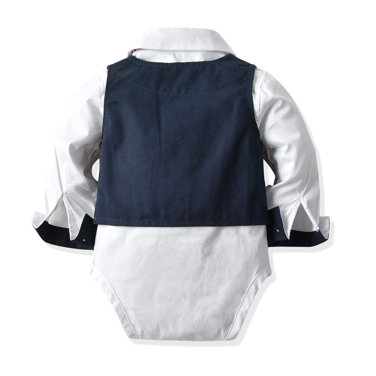 Tuta da uomo alla moda Mother&Kids per neonati, tutina a maniche lunghe per gattonare_voghion.com